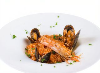 Risotto cu cocktail de mare