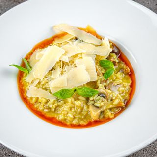 Risotto cu ciuperci și pasta de trufe