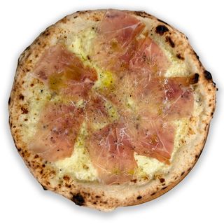 Prosciutto crudo con formaggi di tartufo