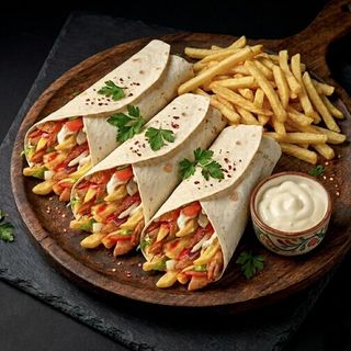 3xKebab pui + Cartofi Pai