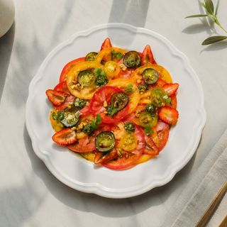CARPACCIO CU ROȘII ȘI SOS PESTO