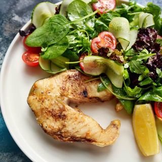 Sturion cu sparanghel 