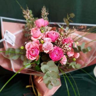 Buchet din tradafiri roz 