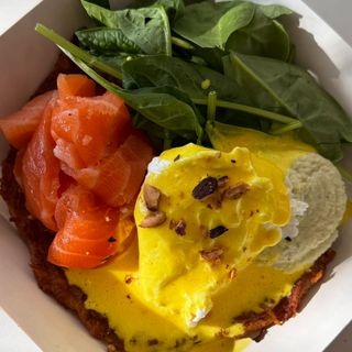 Clatite de cartofi ' DRANIKI" cu SOMON 330gr