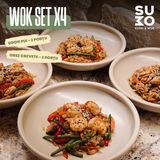 Wok Set x4