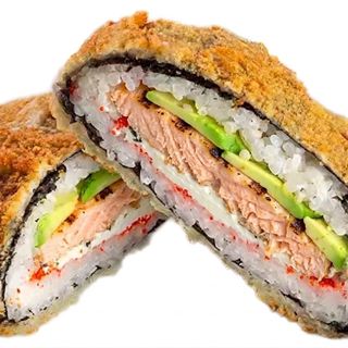 Sushi Burger cu Somon Grill
