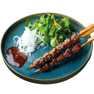 Yakitori din inimioare de pui