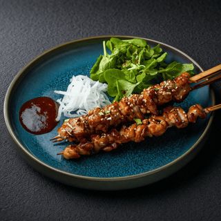 Yakitori din inimioare de pui