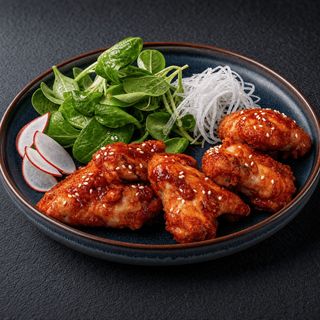 Aripioare de pui în sos BBQ - hoisin