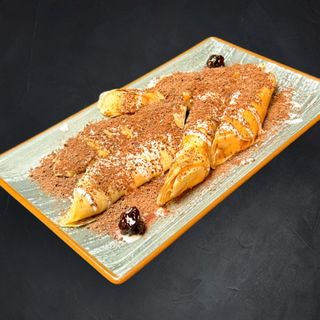 Clătita cu banană si ciocolată