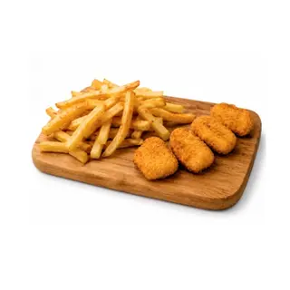 Nuggets 4 buc + Fries S
