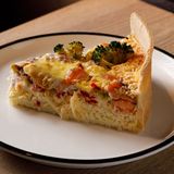 Quiche cu somon