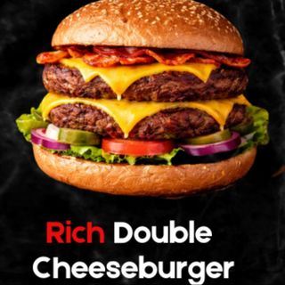 Double CheeseBurger Clasic de Pui