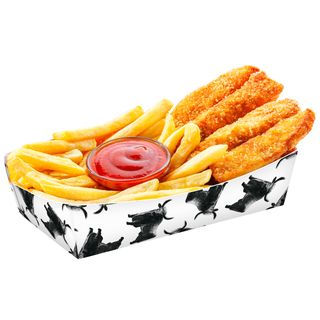 Chicken nuggets and French Fries