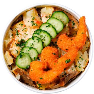 Картошка с креветками / Cartoff cu creveți