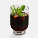 Glintwein din vin roșu cu portocală