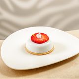 Panna cotta vegană cu căpșuni și nucă de cocos fără zahăr