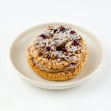 Paris-Brest cu zmeură și pecan