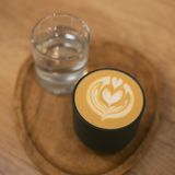 Double cappuccino coffee