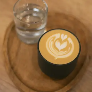 Latte coffee
