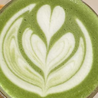 Matcha latte coffee