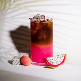 Dragon fruit coldbrew