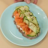 Salmon toast