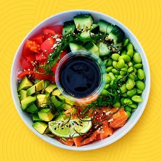 Поке С Лососем 450 Г/ Poke Somon 450Gr