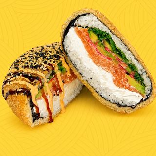 Суши-Бургер С Лососем/ Sushi Burger Somon