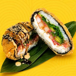 Суши-Бургер С Креветкой/ Sushi Burger Crevete