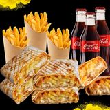 3x Snitel Tacos + 3x Cartofi fri + 3x Coca-Cola 0.5
