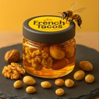 Miere Naturală 100% cu miez de nucă