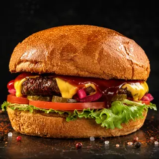 De Lux Cheeseburger