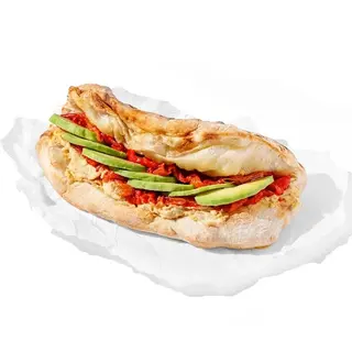 Avo Hummus Pizza-Pocket