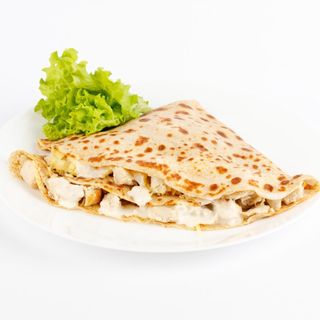 Блинчик с курицей/ Clătită cu pui