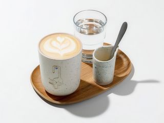 Salted caramel latte