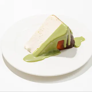 cheesecake San Sebastian cu matcha