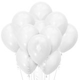 11 Baloane White Latex