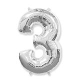 Balon argintiu Cifra 3