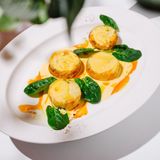 Pǎpǎnași sǎrați cu caşcaval si spanac