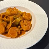 Linguine cu creveți în sos bisque