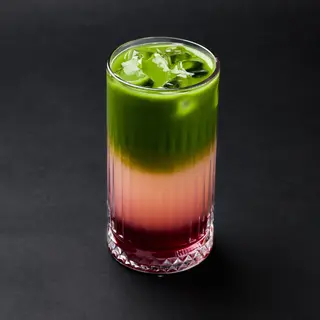 Lychee Coconut Iced Matcha