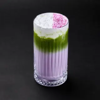 Ube Lavender Iced Matcha
