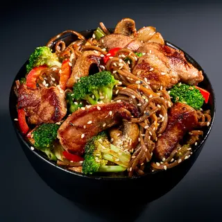 Wok soba cu Porc 