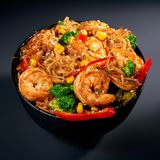 Wok funchoza cu Creveti 