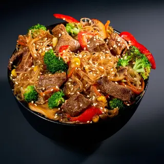 Wok funchoza cu pui 