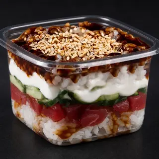 Sushi Trifle cu ton