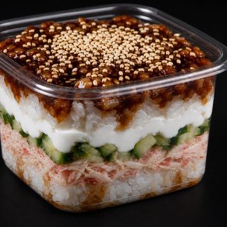 Sushi Trifle cu crab de zăpadă