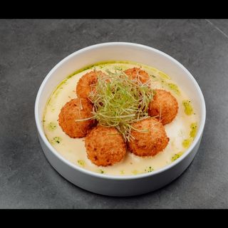 Crochete de orez cu creveți