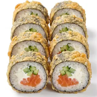 Tempura cu somon